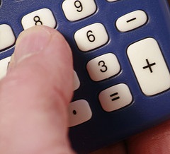 calculator, photo by Flickr user Alan Cleaver