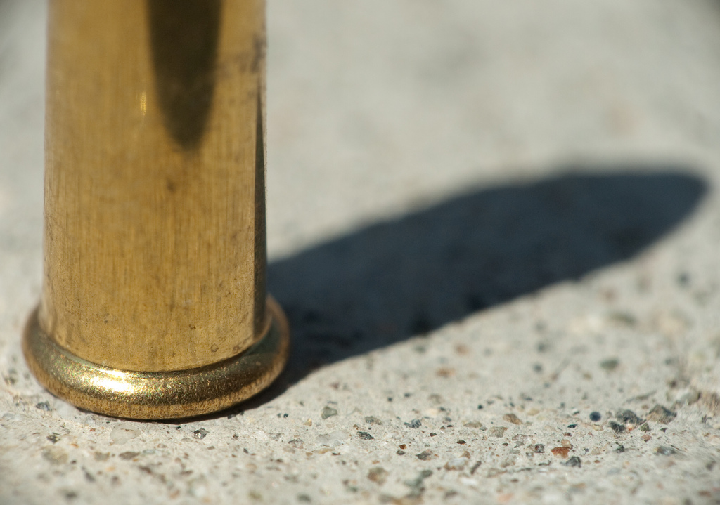 .22-caliber bullet, hollow point