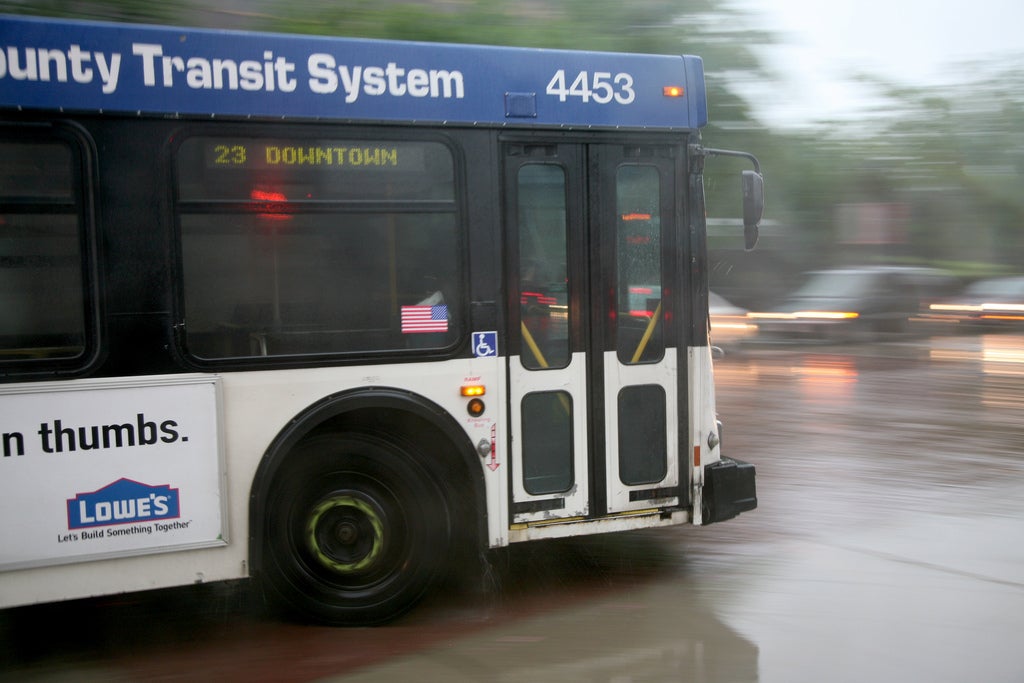 A Milwaukee county bus