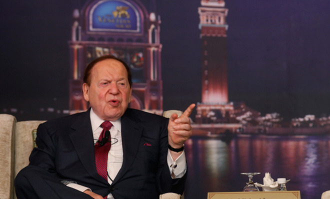 Casino magnate Sheldon Adelson