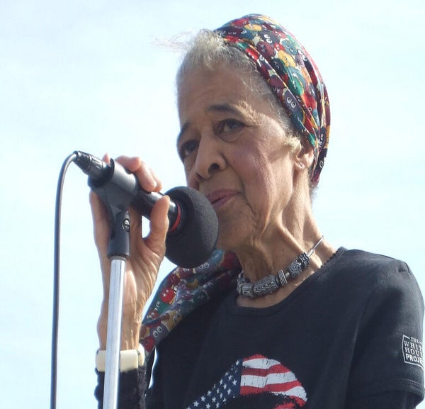 Vel Phillips at March on Milwaukee in 2007