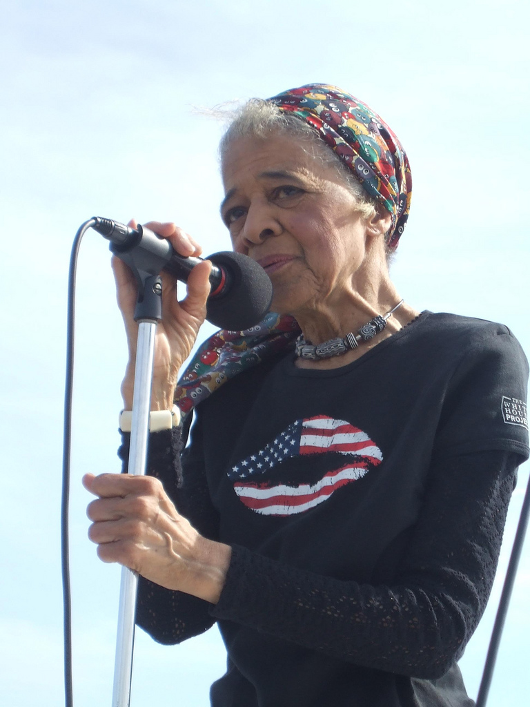 Vel Phillips at March on Milwaukee - 2007