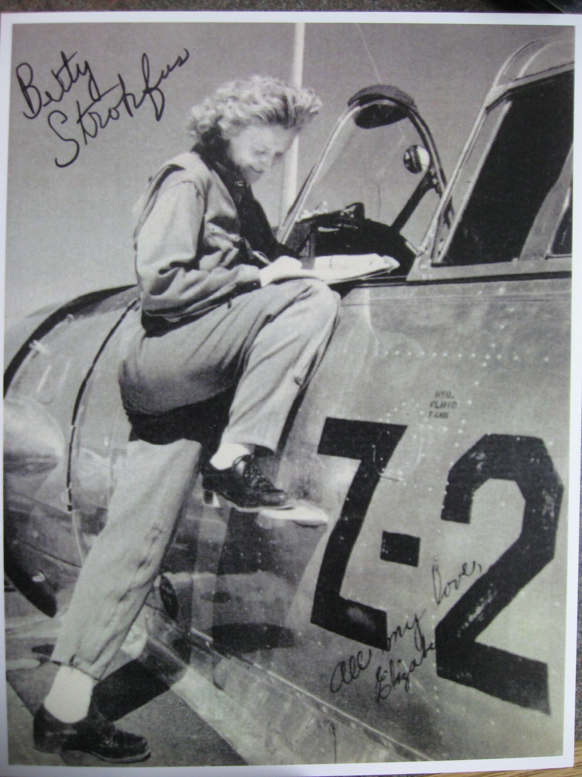 Betty Strohfus in an undated wartime photo