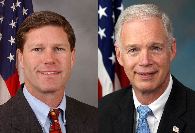 Wisconsin's U.S. Rep. Ron Kind (D) and U.S. Sen. Ron Johnson (R)