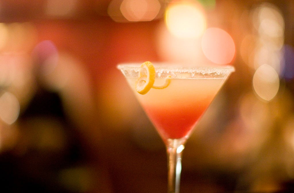 cocktail on a bar