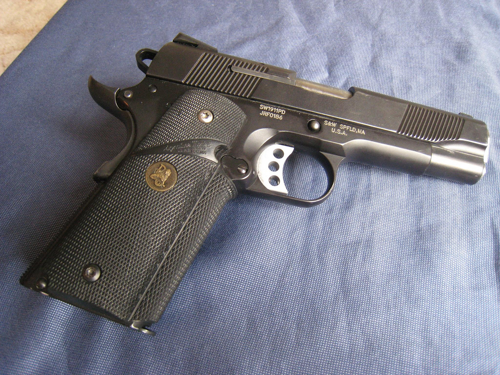 Smith and Wesson 1911 pistol / handgun