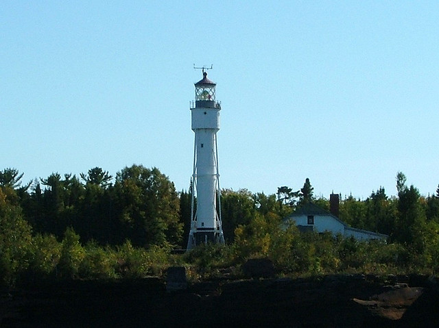 Devil's Island Light house, in the Apostle Islands