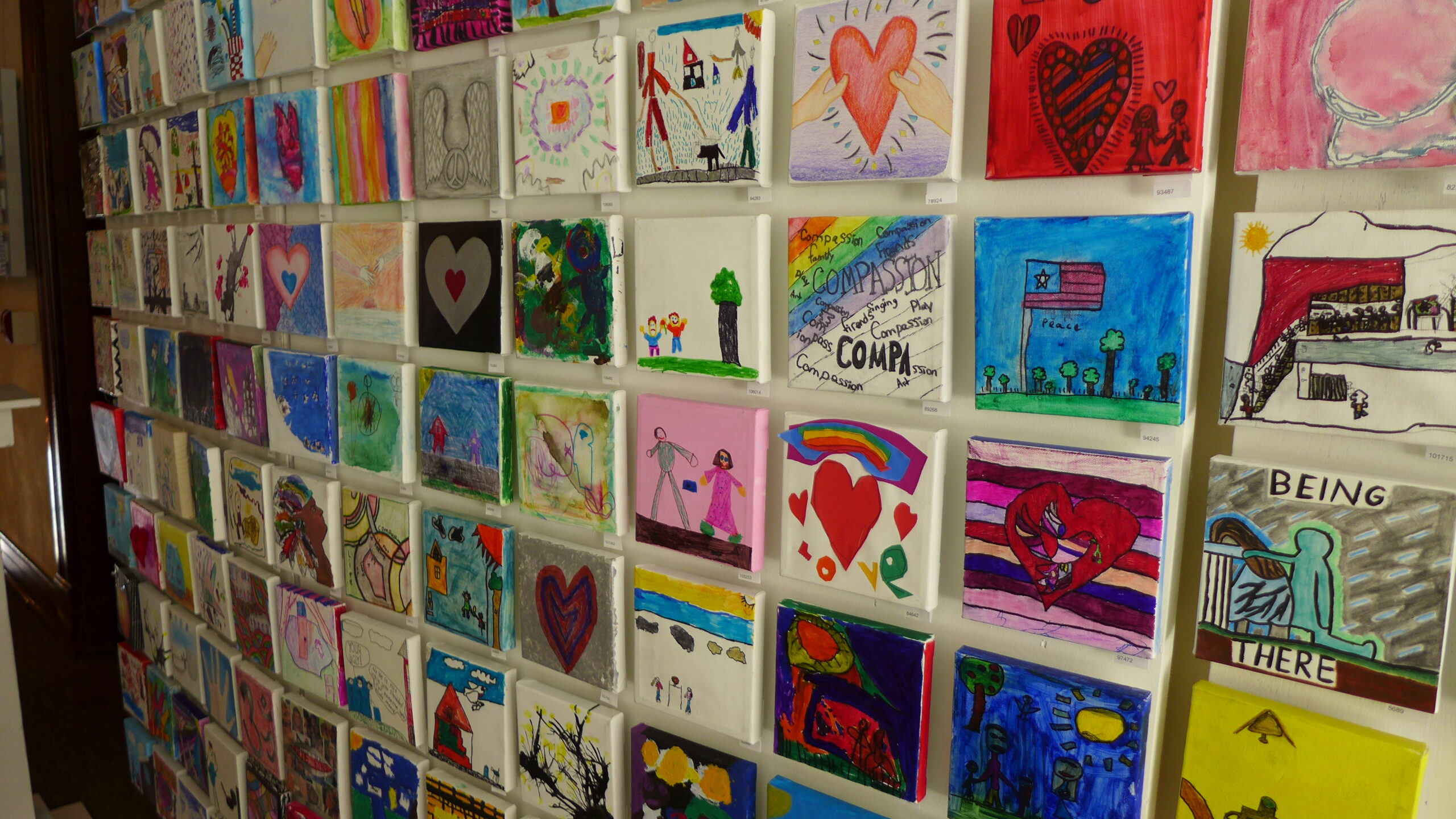 La Crosse Compassion Project artwork is on display at the Pump House until June 28.