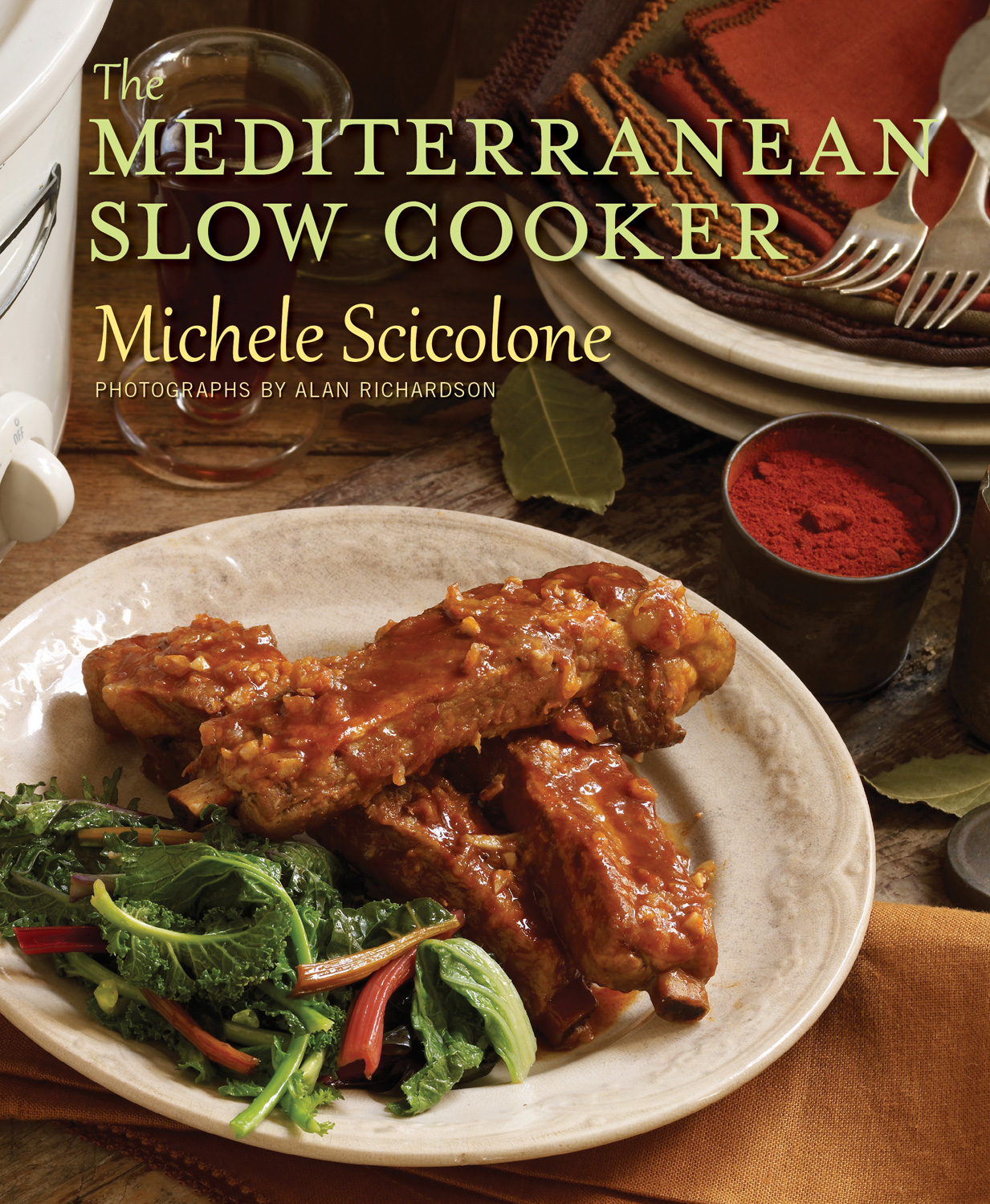 Book Cover for "The Mediterranean Slow Cooker"