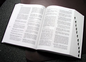 dictionary, image by Wikimedia Commons user Alex756