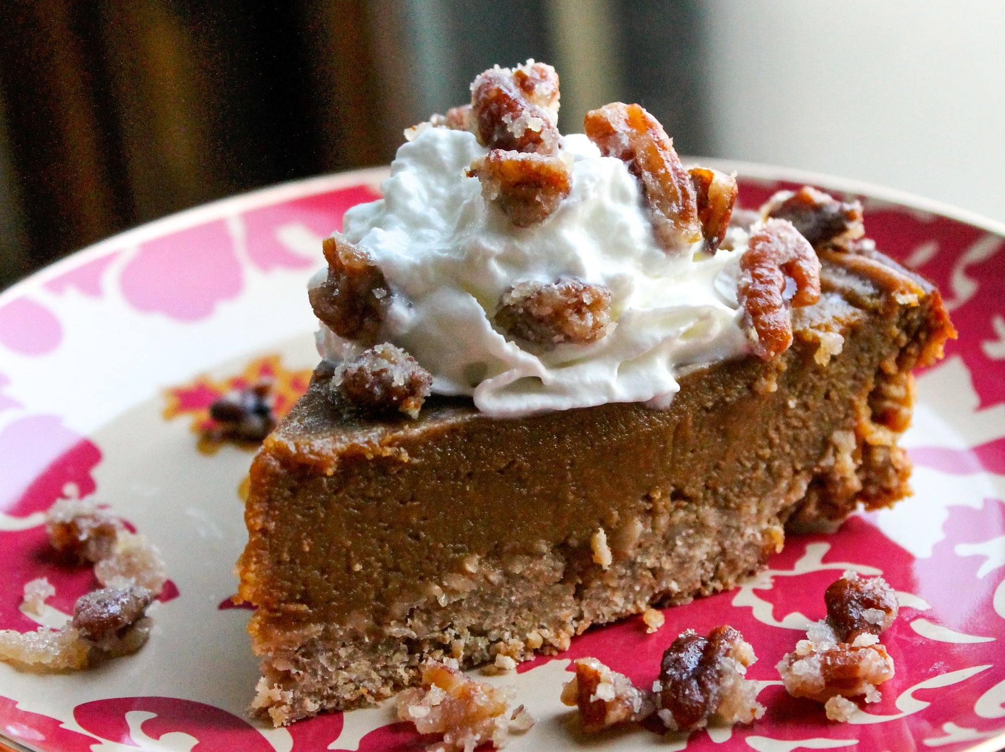Sweet Delicata Pie with Pecan Praline