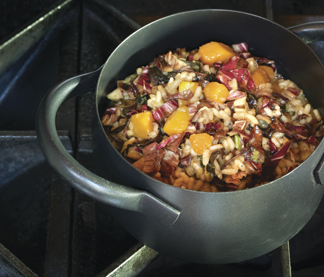 Radicchio And Pumpkin Risotto