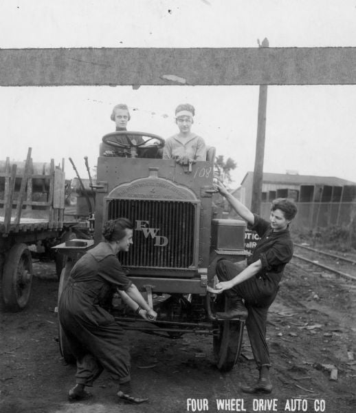 Women at work at the Four Wheel Drive Co.