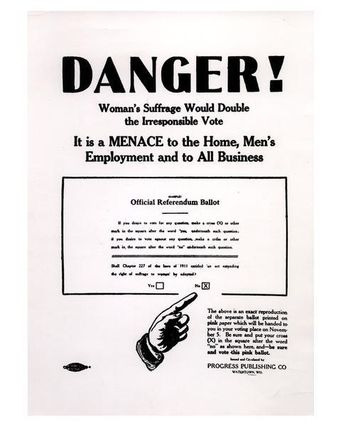 Anti-Suffrage Poster from 1912