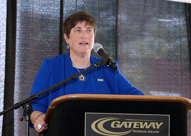 Morna Foy, president of the Wisconsin Technical College System. Photo: Gateway Technical College (CC-BY-NC-ND).