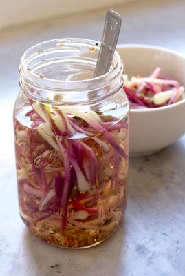 pickled ramps, Chef Terri Milligan