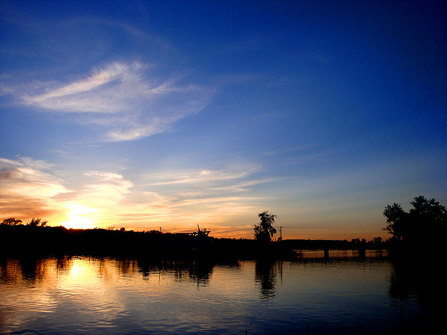 St. Croix River in Hudson, Wisconsin.