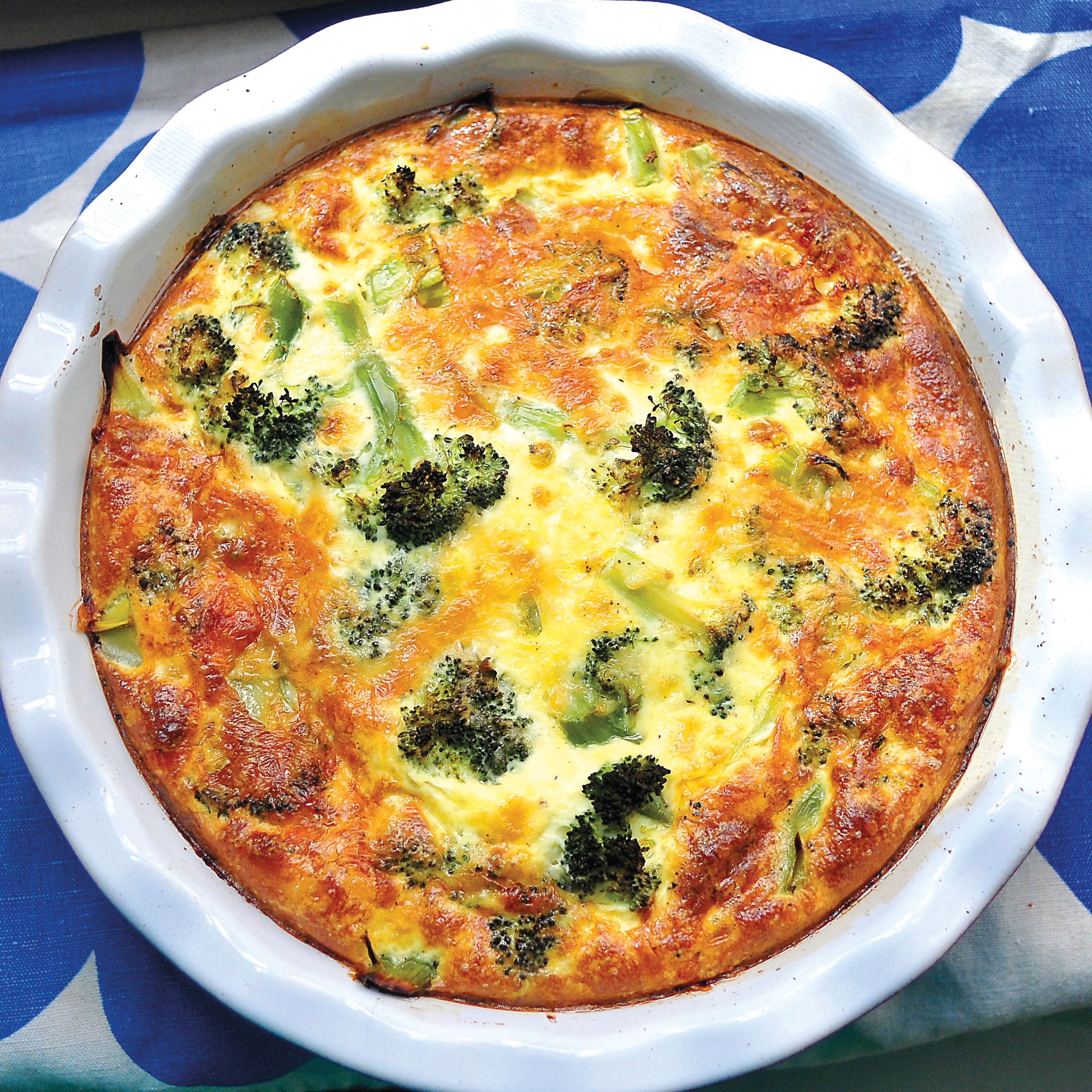 Vegetable Quiche, Hold the Crust