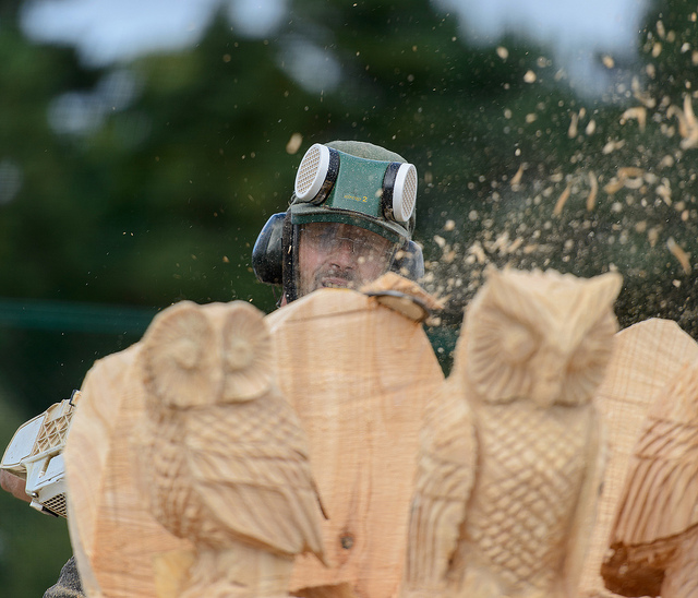 chainsaw sculpting