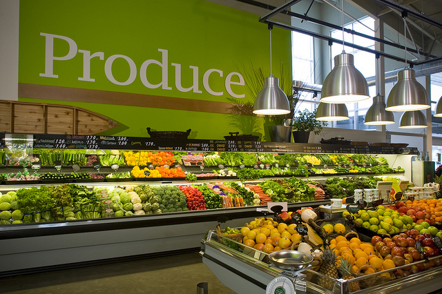 supermarket produce section