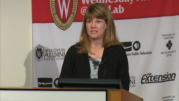 Wisconsin Department of Agriculture, Trade and Consumer Protection assistant state veterinarian Darlene Konkel discusses avian influenza on July 22, 2015.