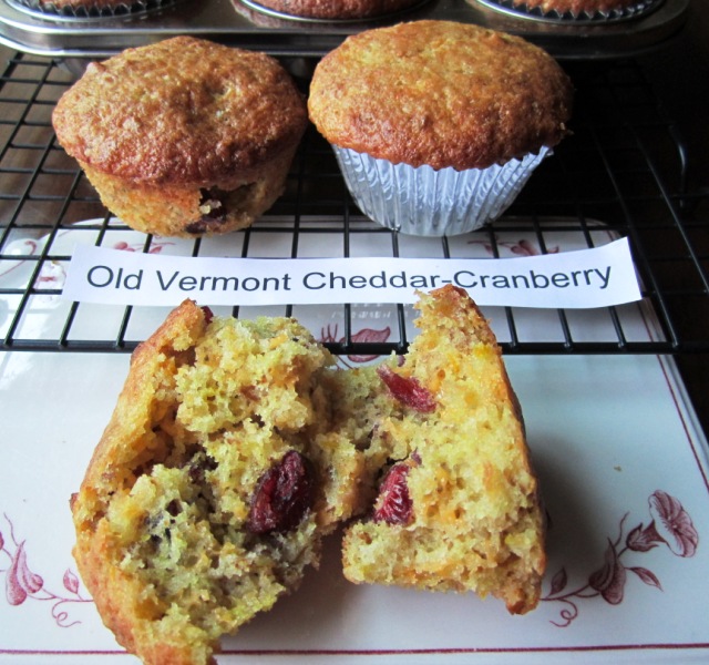 Cranberry Cheddar Muffins, photo courtesy of author Jean Anderson.