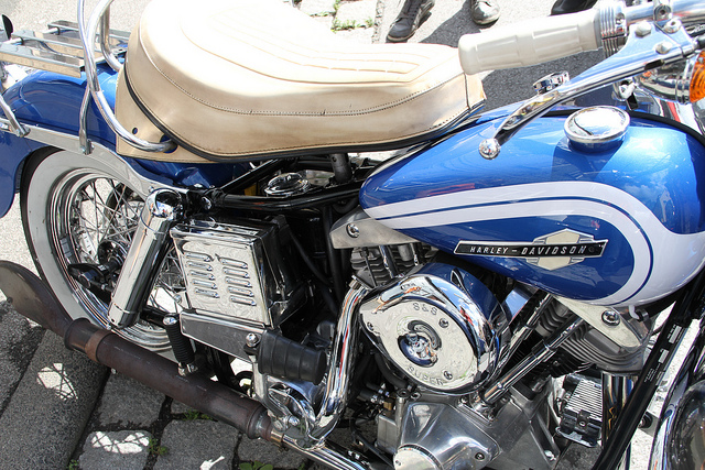 motorcycle close-up