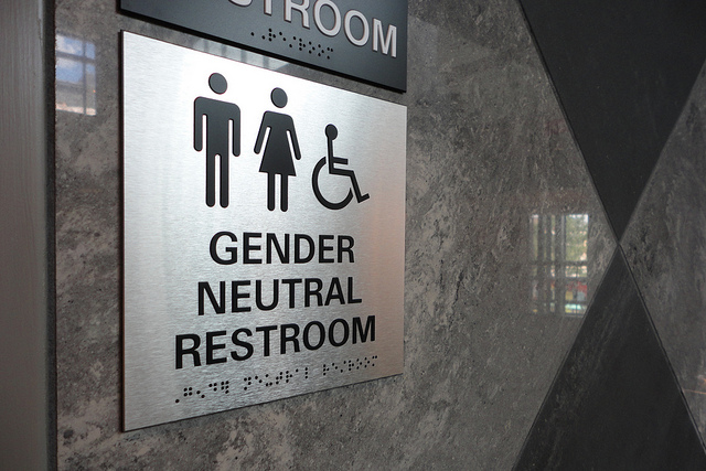 transgender bathroom sign