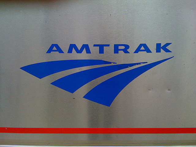 Amtrak logo close-up
