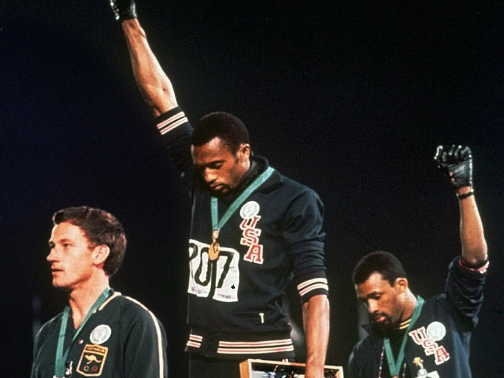 How A Protest For Racial Justice Came To The Olympic Podium