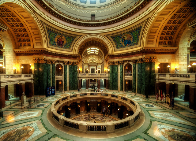 Inside the Wisconsin State Capitol