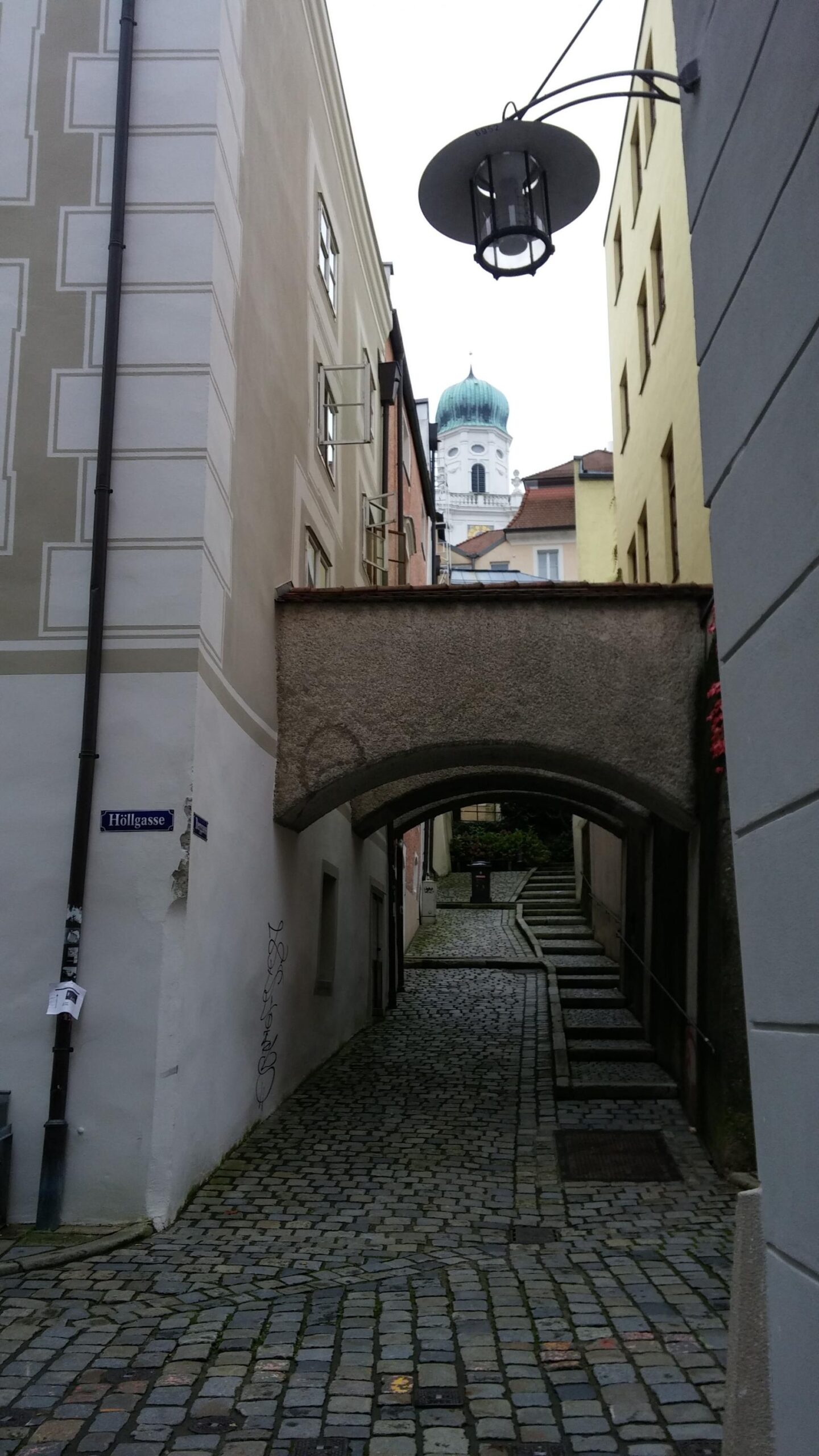 Photo of narrow road in Passau, Bavaria