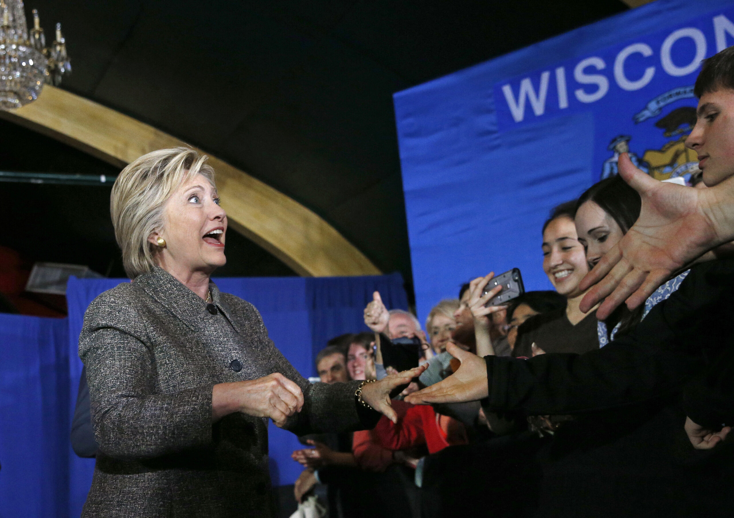 Clinton Talks Gun Violence, Higher Ed At Wisconsin Events