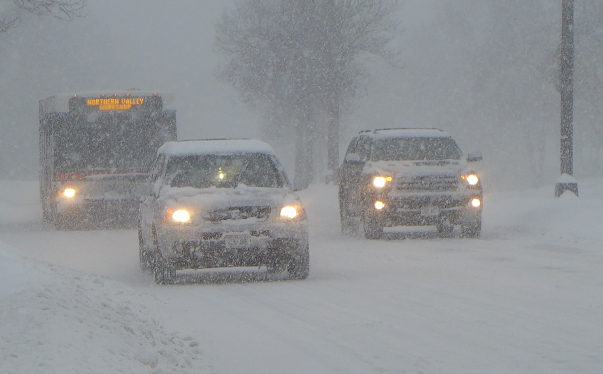 Winter Storm Snarls Traffic In North Central Wisconsin