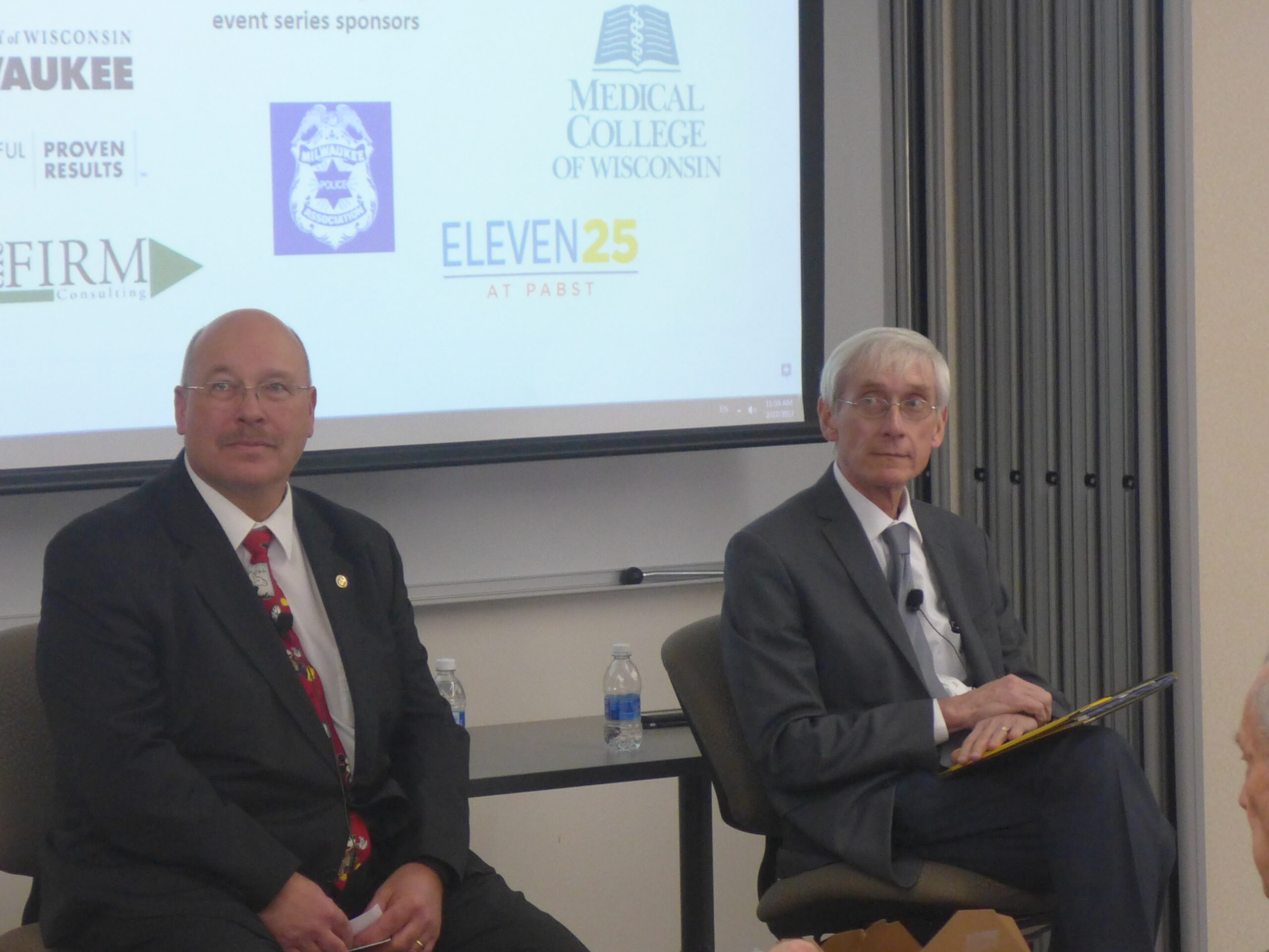 State Superintendent Candidates Lowell Holtz and Tony Evers