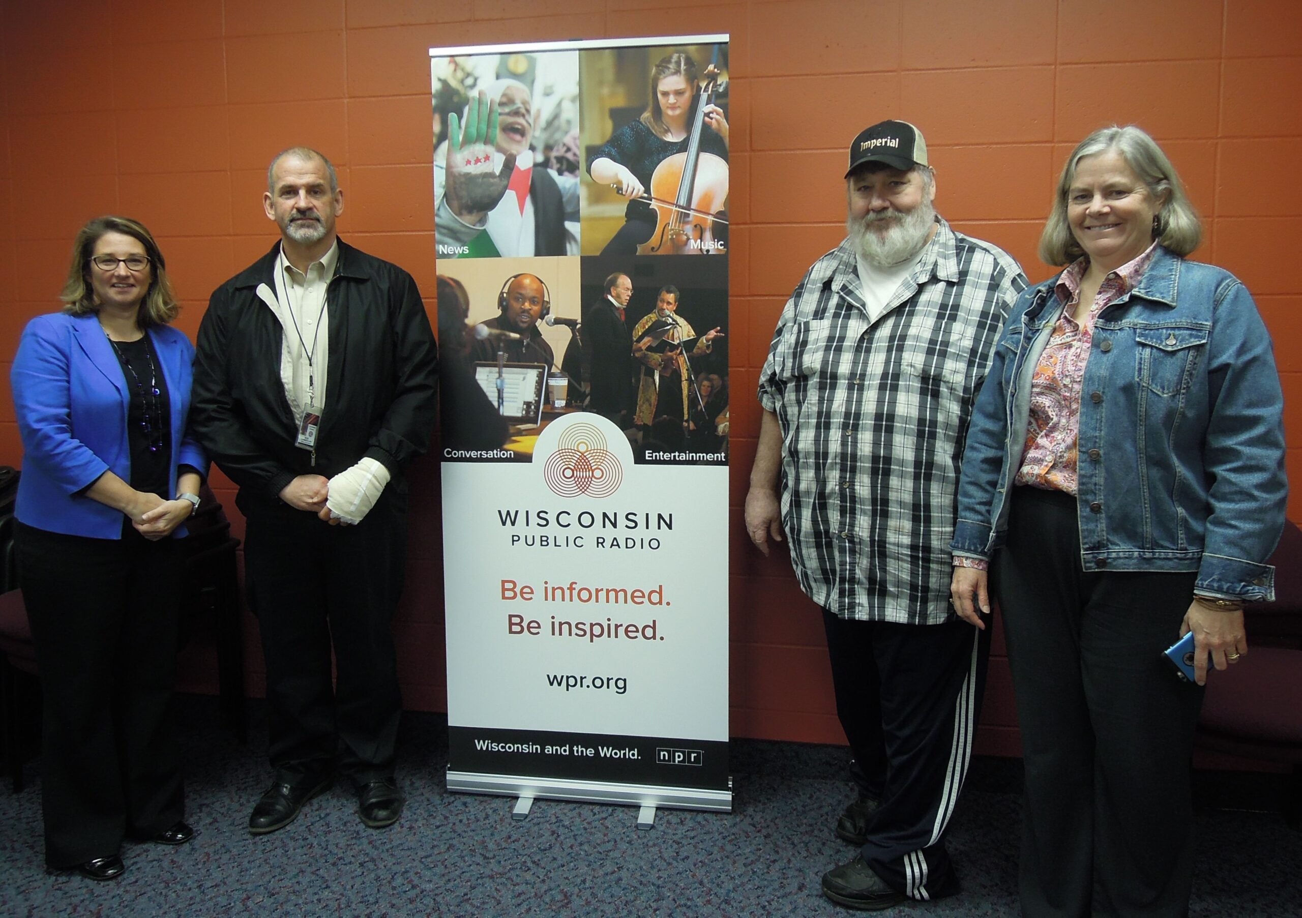 Vicki Markussen, Ron Chamberlain, Mike Brown and Tara Johnson