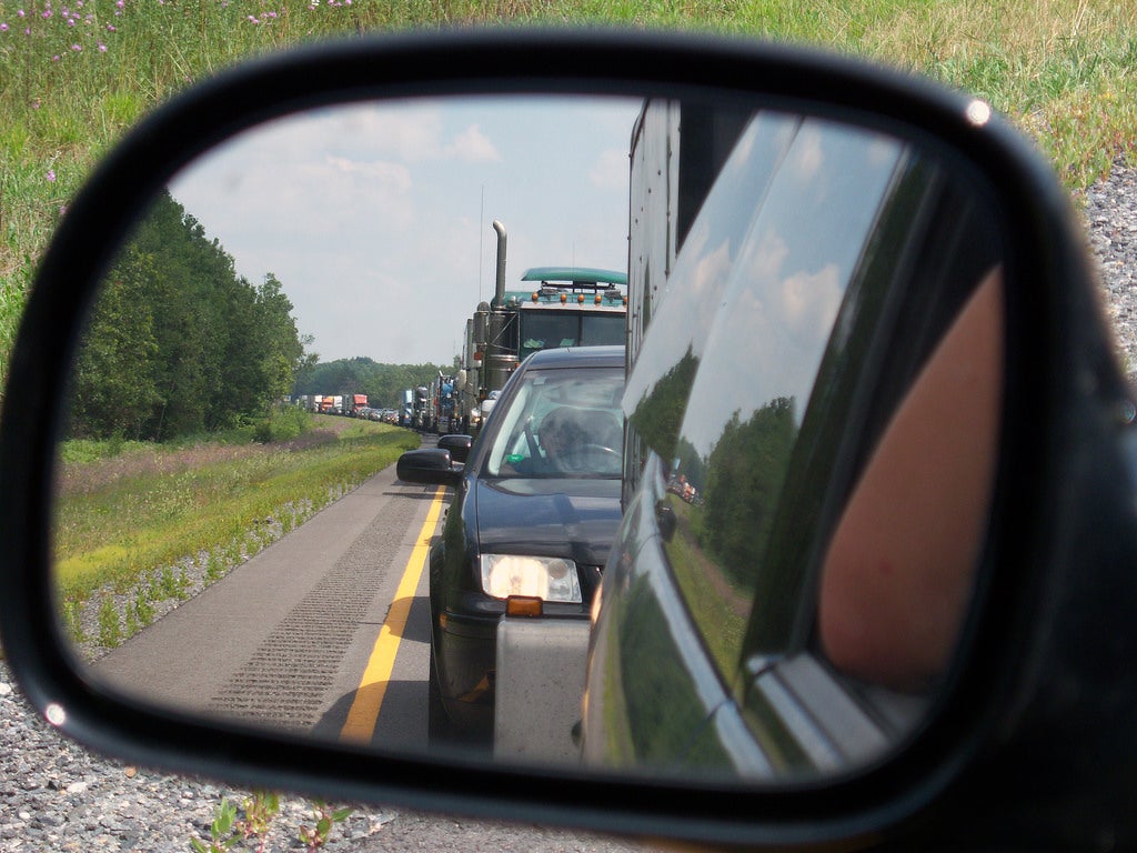 Traffic at a standstill