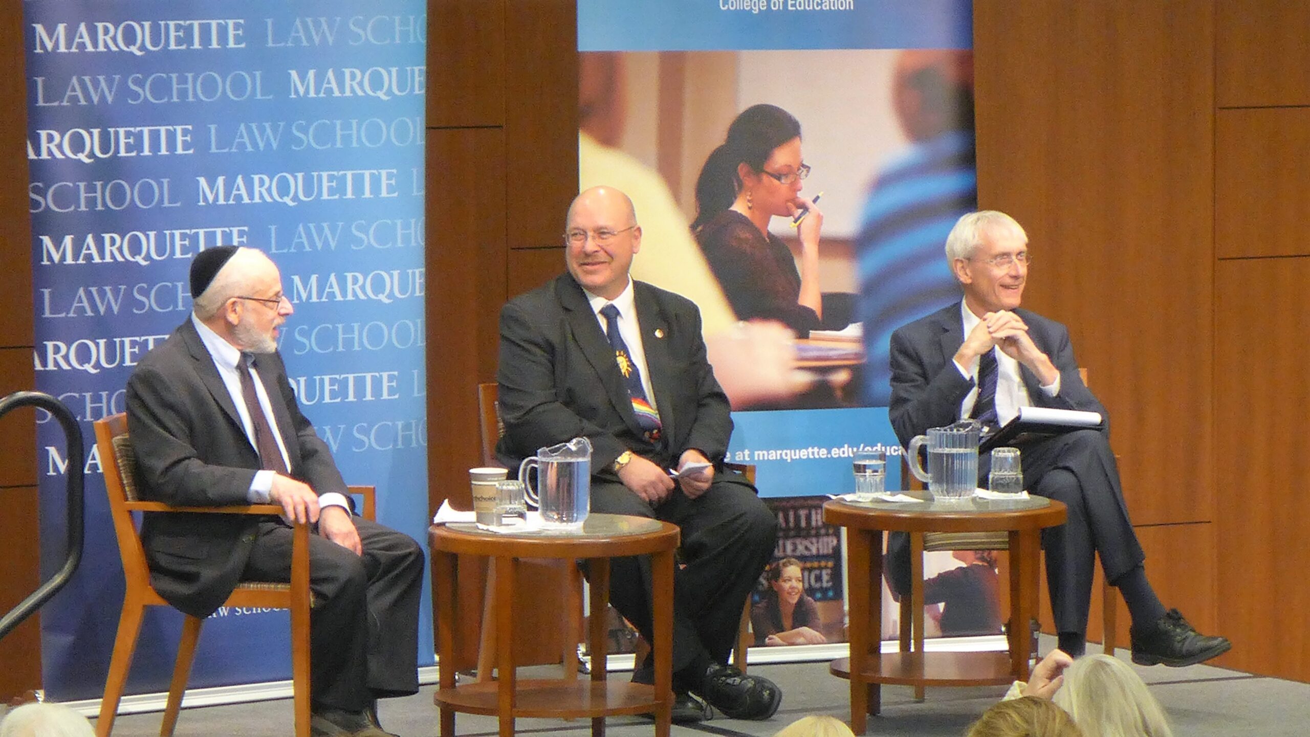 State School Superintendent Candidates Lowell Holtz and Tony Evers