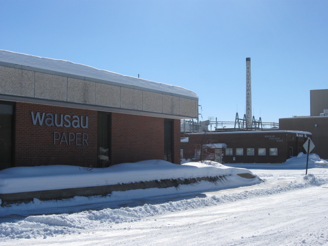 Wausau Paper mill in Brokaw, Wisconsin