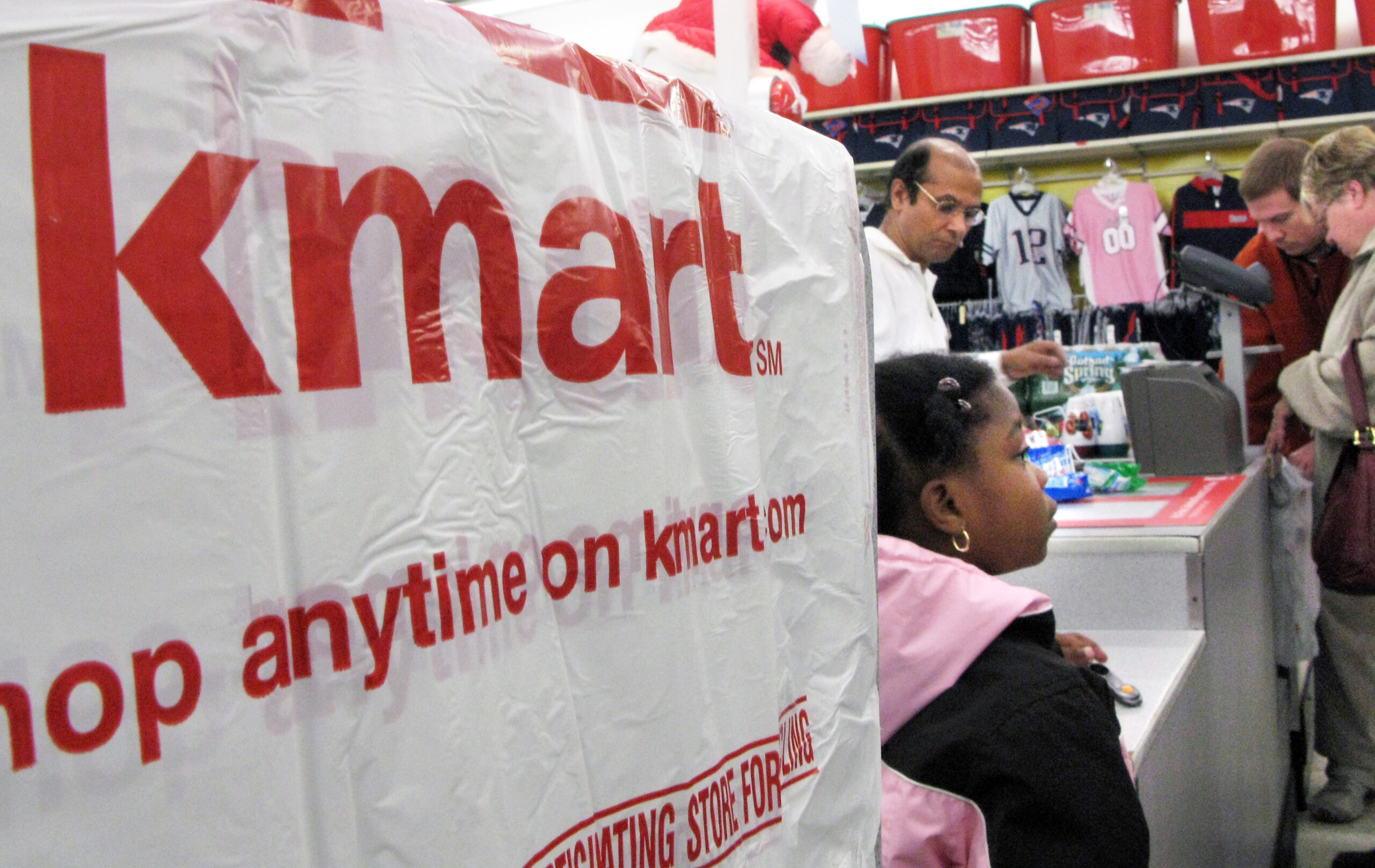 People shopping at Kmart