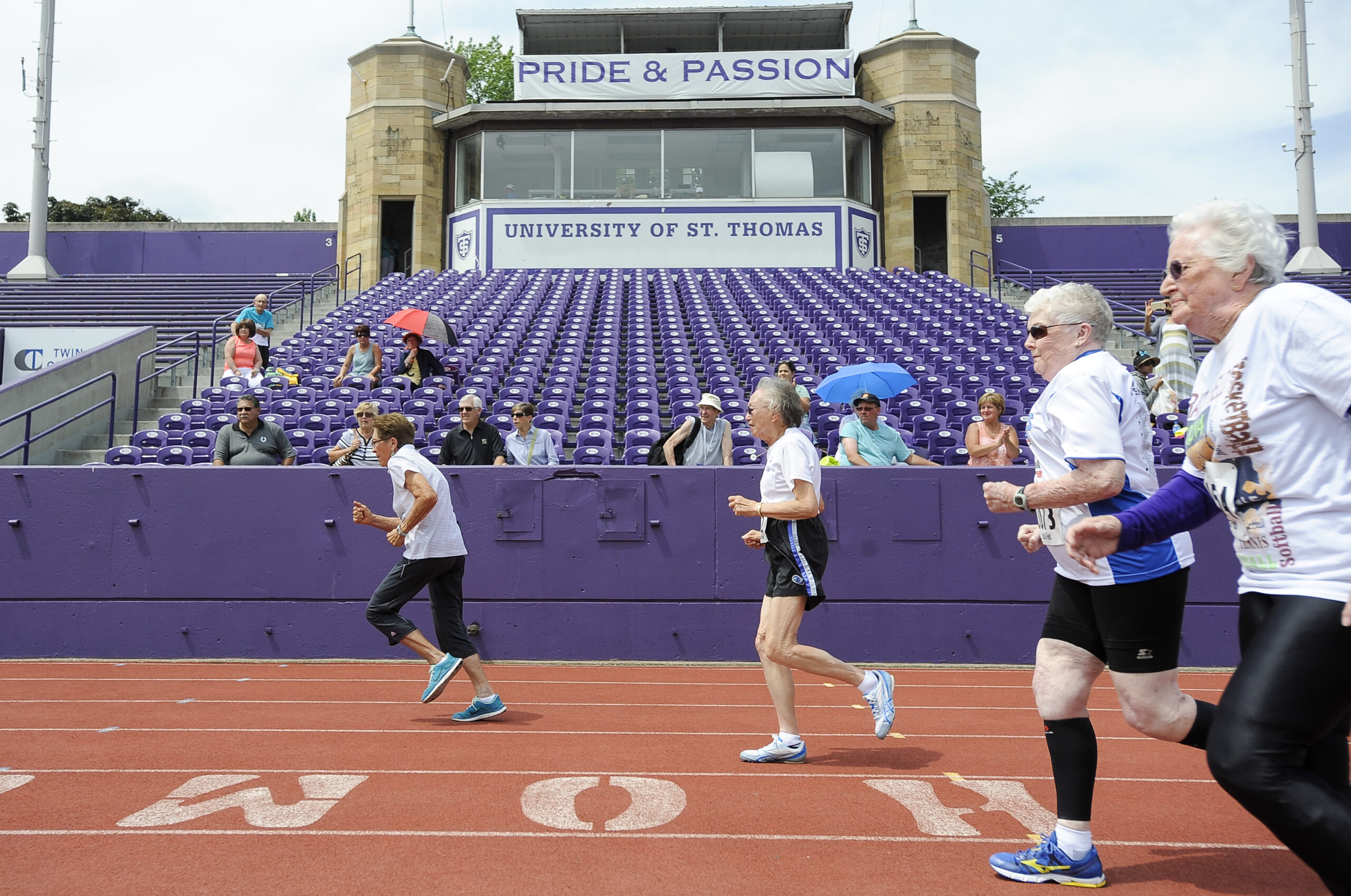 Older adults competing in National Senior Games