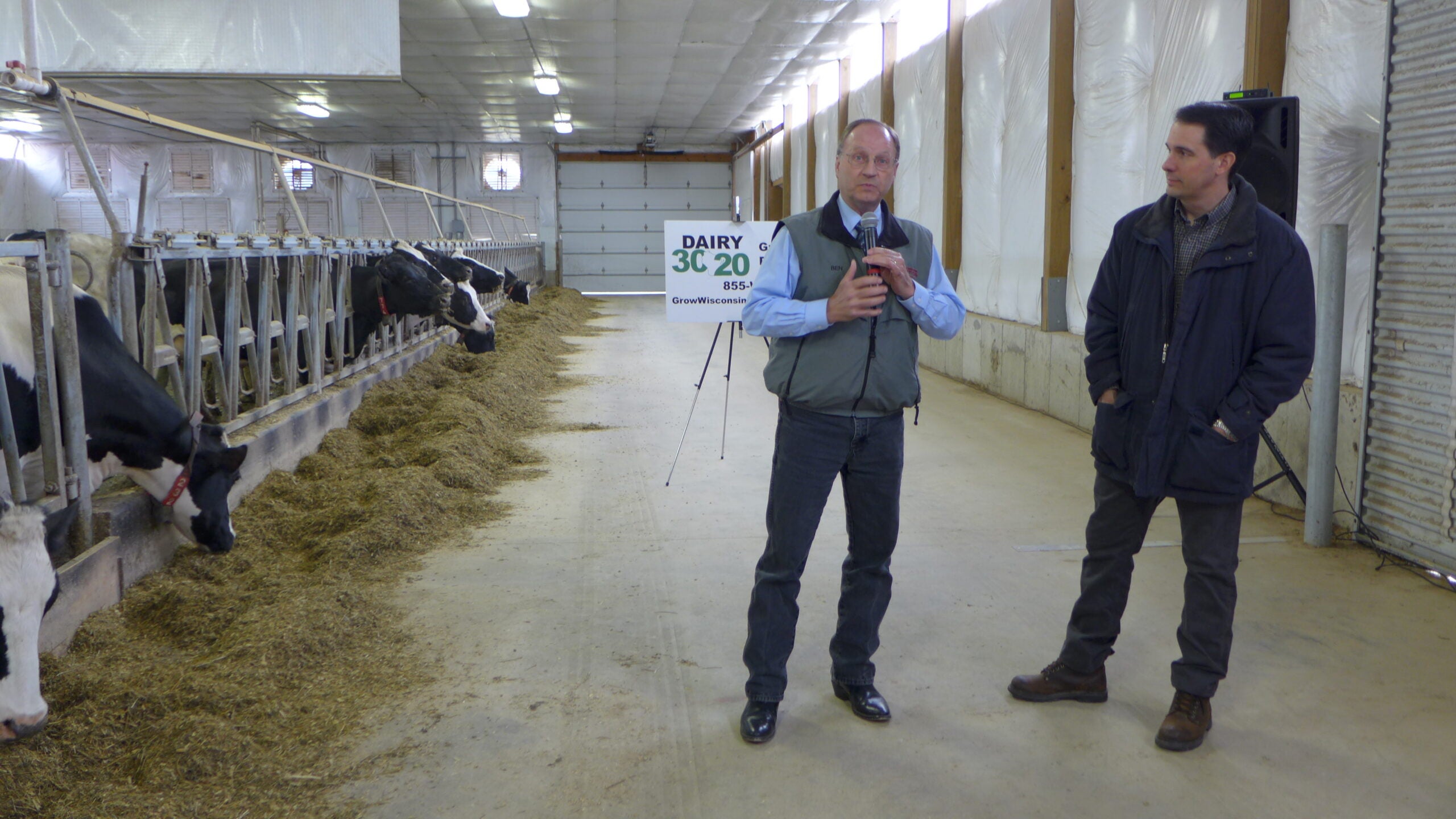 DATCP Secretary Ben Brancel with Gov. Scott Walker