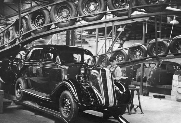 Nash Motors assembly line