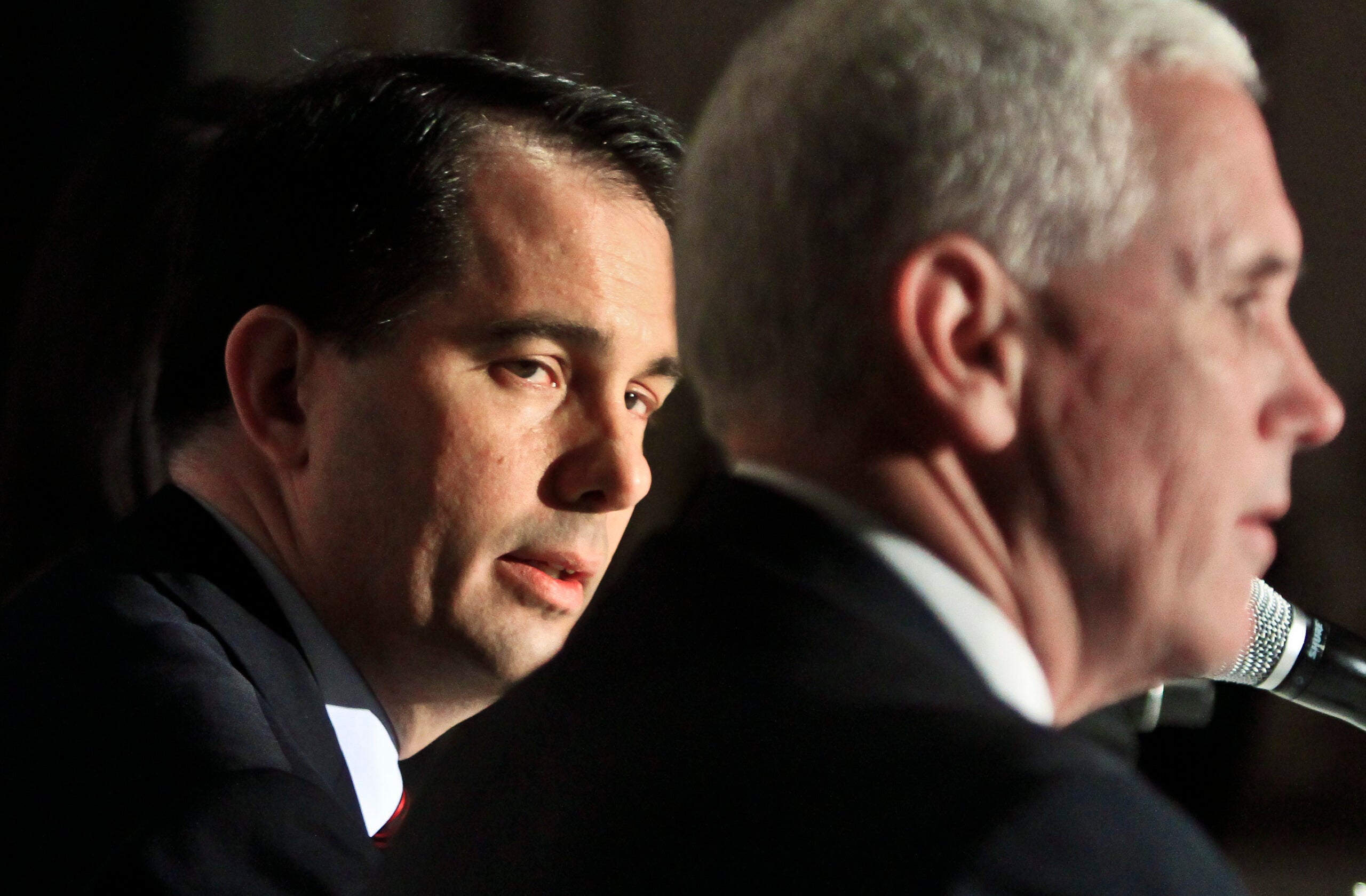 Scott Walker, Mike Pence
