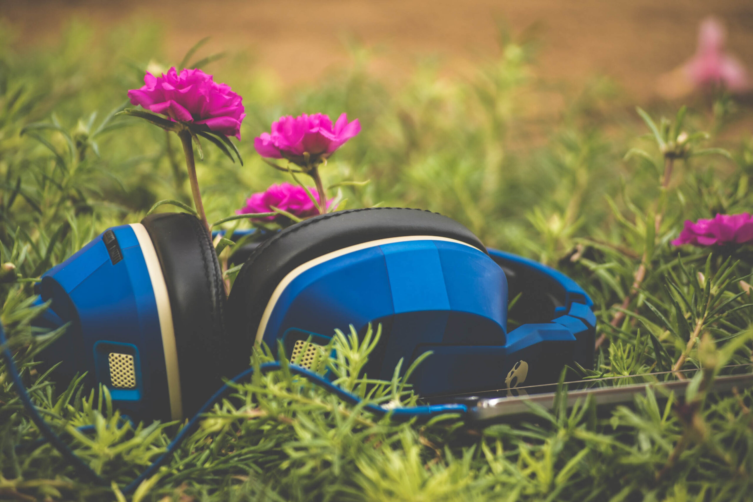 Flowering headphones