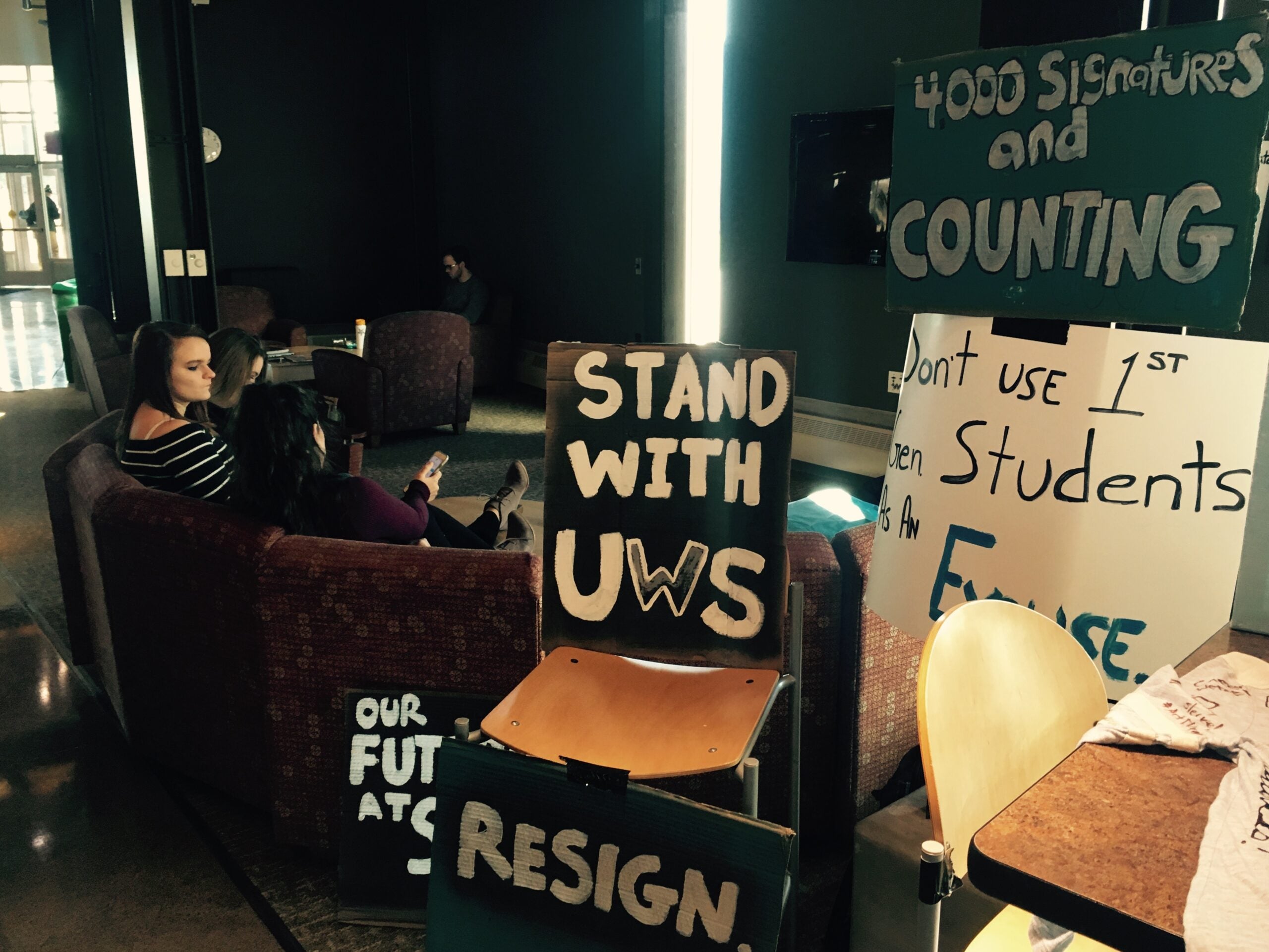 UW-Superior students