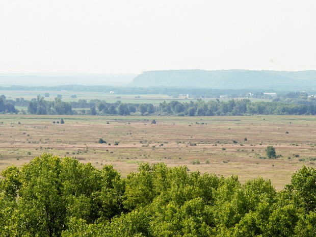 A view of the Sauk Prairie Recreation Area on the former Badger Army Ammunition Plant grounds