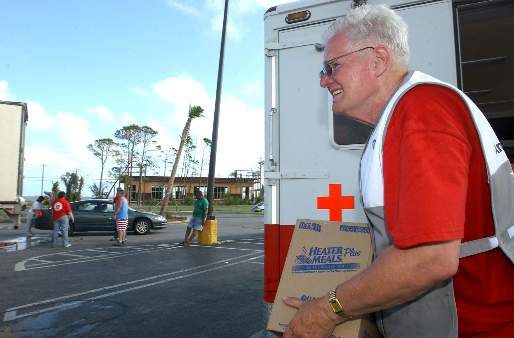 US Red Cross worker, Hurricane Dennis
