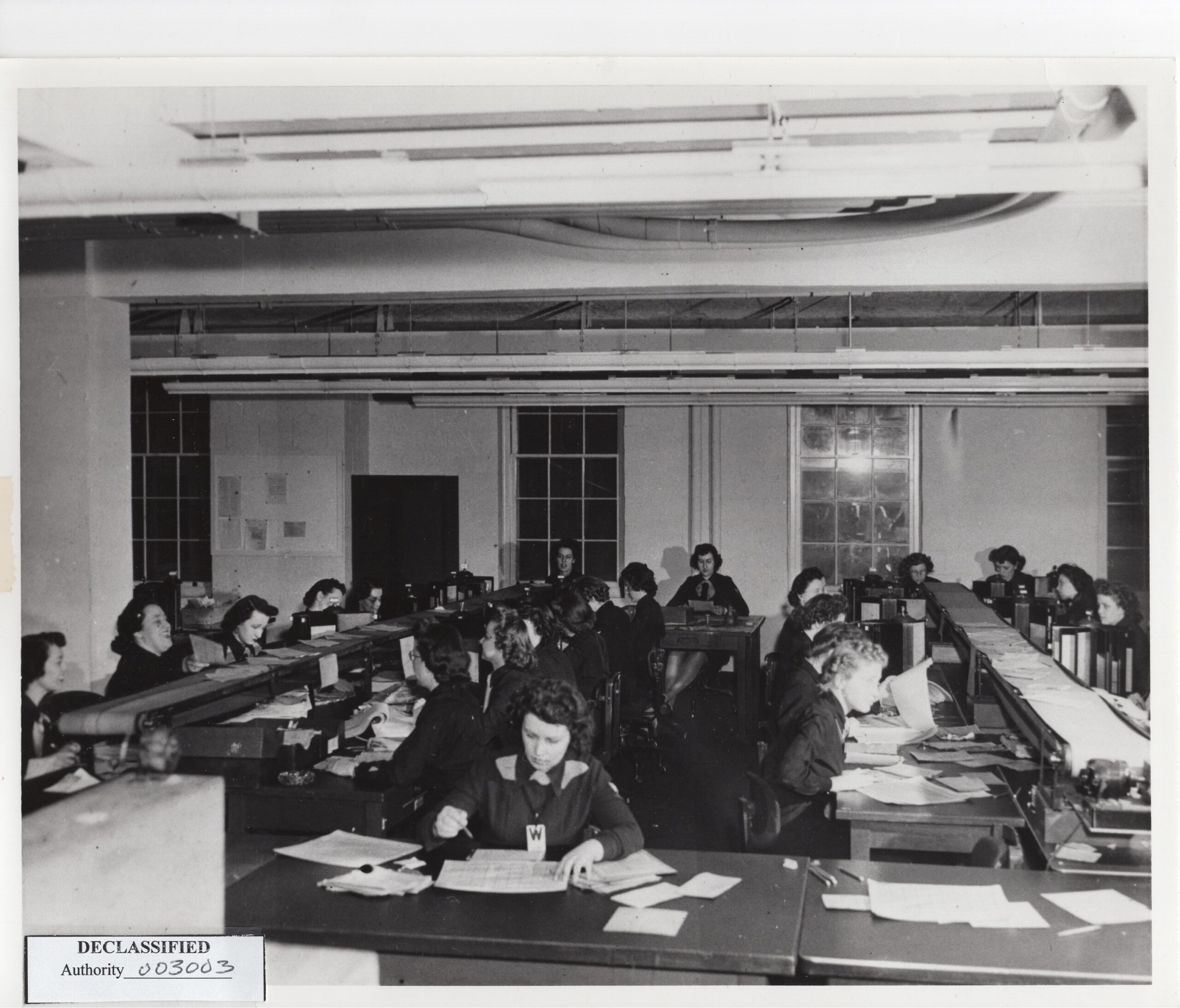 Women breaking naval codes during WWII