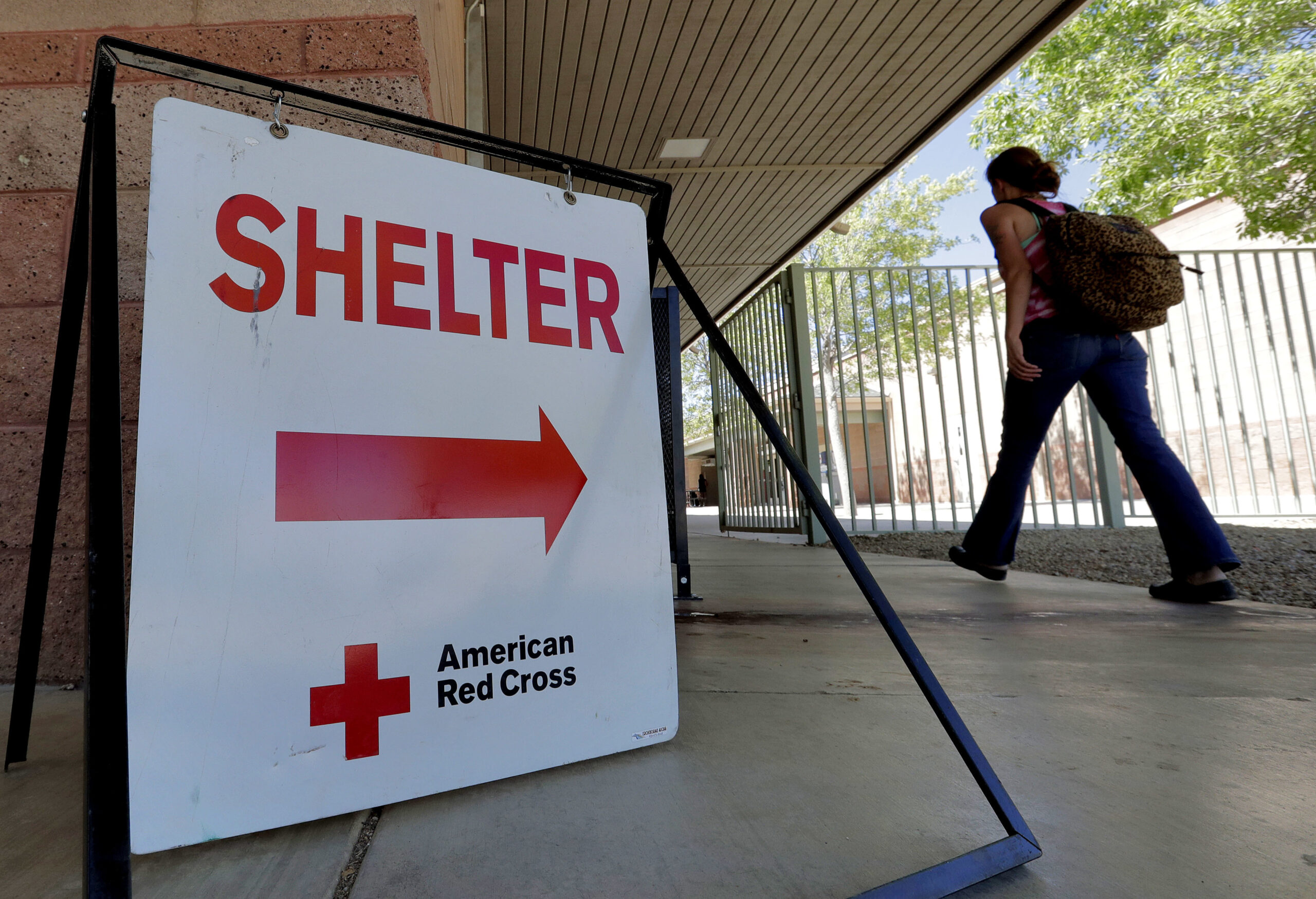 Red Cross shelter